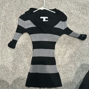 Cable sweater 3/4 sleeve